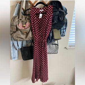 Barney’s New York Midi Wrap Dress size XS NWT